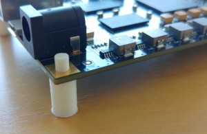 3D-printed spacer attached to Z-Turn Lite board